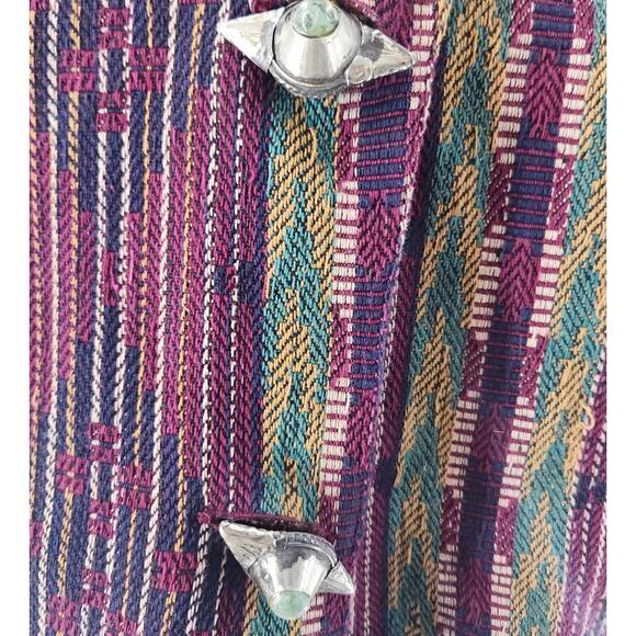 Outback Adventurous Clothing Vest Womens L Tapestry Artsy Boho Hippie Unique VTG - Picture 6 of 12